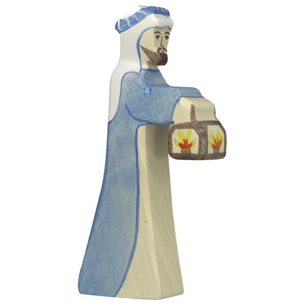 Shepherd with Lantern-Figurines-Holztiger-4013594803038-Stardust-Store