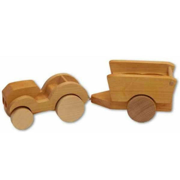 Tractor with Trailer-Wooden Toys-Stardust-4260651560223-Stardust-Store