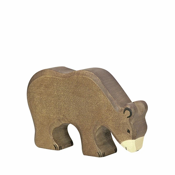 Brown Bear - Eating-Figurines-Holztiger-4013594801843-Stardust-Store
