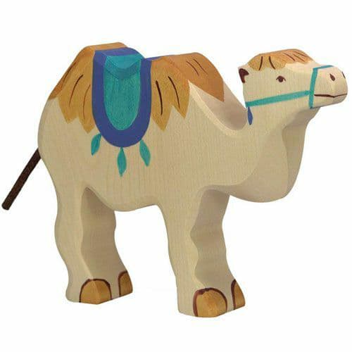 Camel with Saddle-Figurines-Holztiger-4013594801652-Stardust-Store