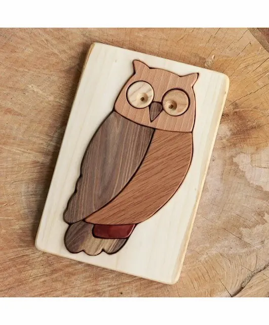 Owl - Wooden Puzzle-Wooden Toys-Cocoletes--Stardust-Store