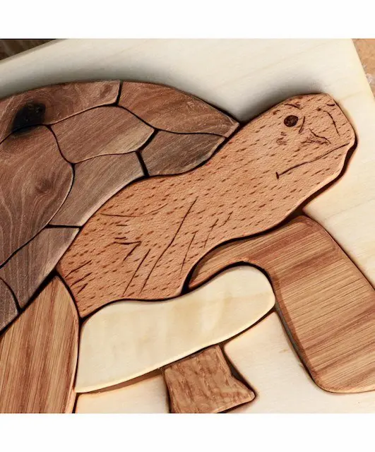 Turtle - Wooden Puzzle-Wooden Toys-Cocoletes--Stardust-Store