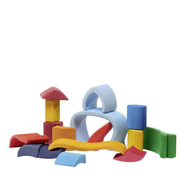 Mushroom House - 16 Pieces-Sorting & Stacking Toys-Glückskäfer-4038162524009-Stardust-Store