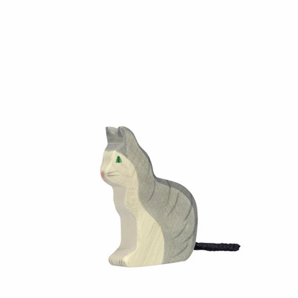 Cat Sitting-Figurines-Holztiger-4013594800556-Stardust-Store