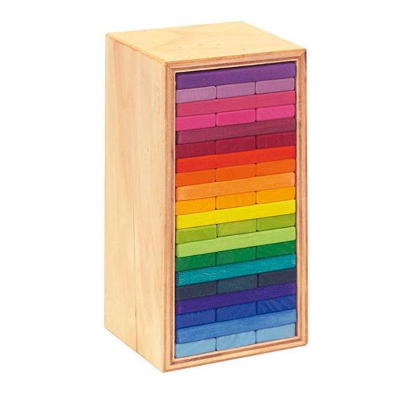 Rainbow Building Slats - Tower-Building Toys-Glückskäfer-4038162521480-Stardust-Store