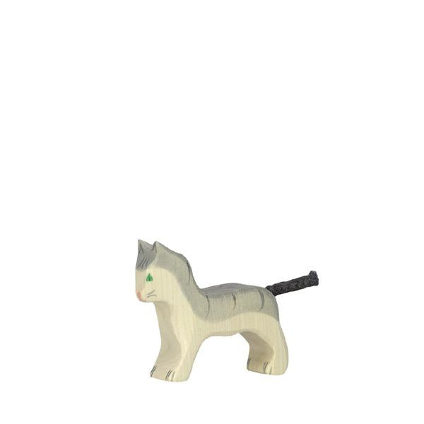 Cat Small Grey-Figurines-Holztiger-4013594800563-Stardust-Store
