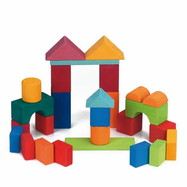 Wooden Blocks in Bag - 27 blocks-Building Toys-Glückskäfer-4038162521473-Stardust-Store