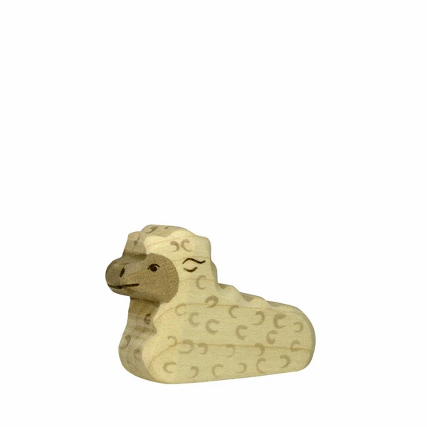Lamb Lying-Figurines-Holztiger-4013594800778-Stardust-Store