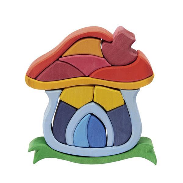 Mushroom House - 16 Pieces-Sorting & Stacking Toys-Glückskäfer-4038162524009-Stardust-Store