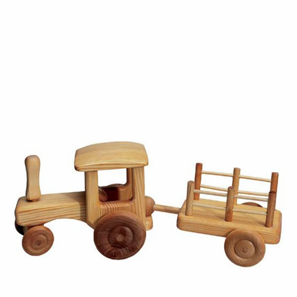 Big Tractor with Cart-Toy Trucks & Construction Vehicles-Debresk--Stardust-Store