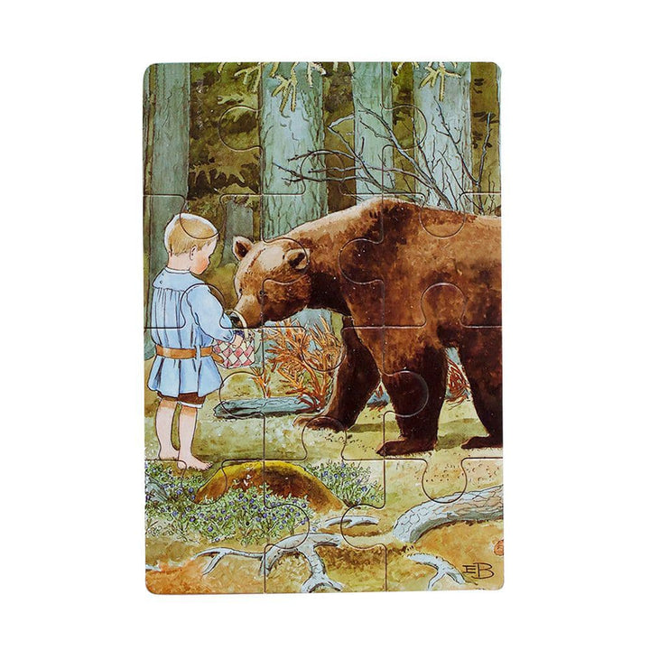 Elsa Beskow - Four Wooden Puzzles in Box-Wooden & Pegged Puzzles-Hjelms-7312880253791-Stardust-Store