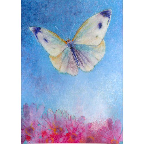 Loes Botman Butterfly - Postcard-Spring - Summer Postcards-Waldorf Postcards-8717027011750-Stardust-Store