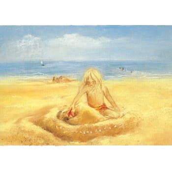 Marjan van Zeyl On The Beach - Postcard-Spring - Summer Postcards-Marjan van Zeyl-8717185563252-Stardust-Store