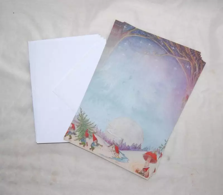 Winter Writing Paper-Drawing & Painting Paper-Waldorf Family--Stardust-Store
