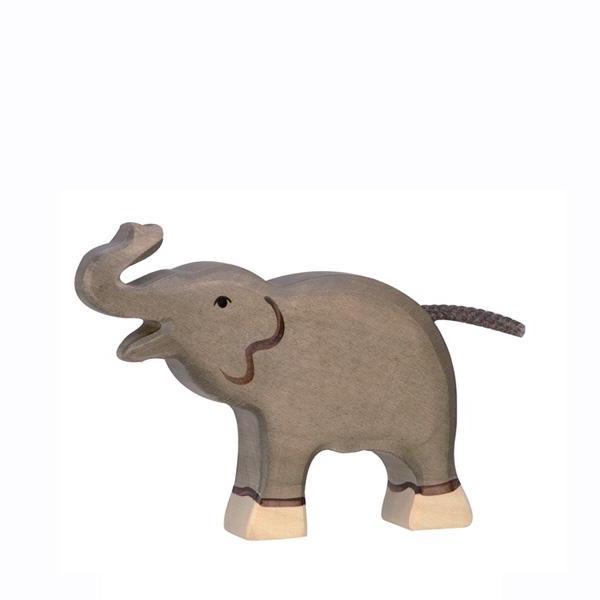 Baby Elephant Trunk Raised-Figurines-Holztiger-4013594801508-Stardust-Store
