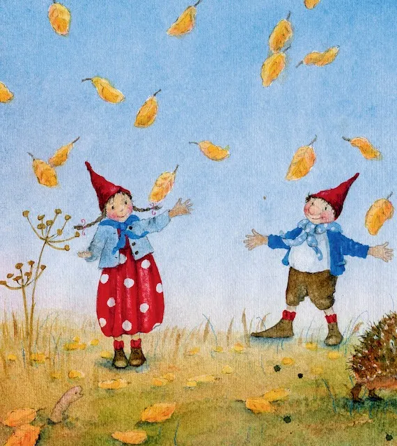 Pippa and Pelle in the Autumn Wind by Daniela Drescher-Board Book-Books-9781782504429-Stardust-Store