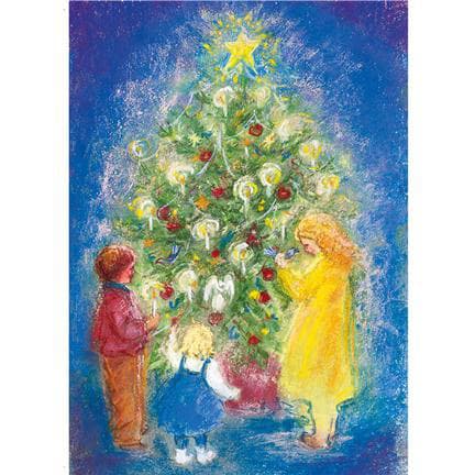 Around the Christmas Tree - Postcard-Advent & Christmas Postcards-Marjan van Zeyl-8717185564303-Stardust-Store