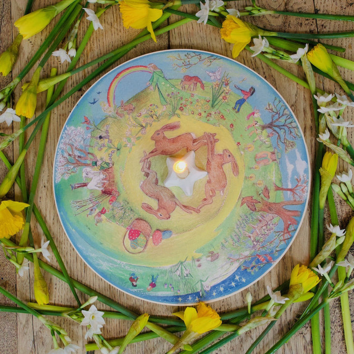 Easter Wheel-Seasonal & Holiday Decorations-Waldorf Family--Stardust-Store