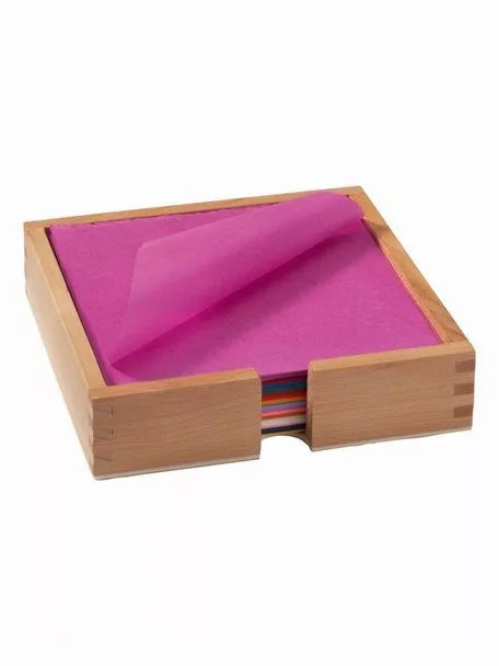 Japanese Silk Paper Rainbow - Small in Wooden Box-Origami Paper-Mercurius--Stardust-Store