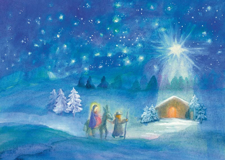 Dorothea Schmidt To the Bethlehem Stable - Postcard-Advent & Christmas Postcards-Waldorf Postcards-4251055437211-Stardust-Store