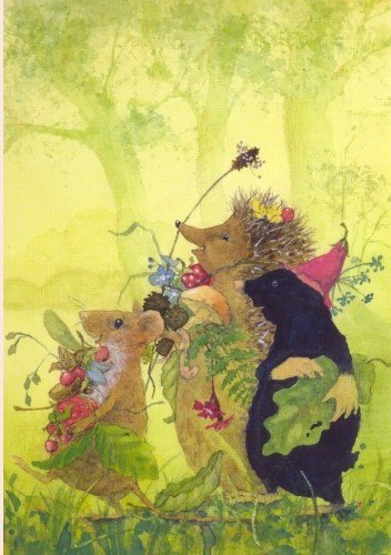 Daniela Drescher Little Fairy's Meadow Party - Postcard-Spring - Summer Postcards-Waldorf Postcards-8717027012665-Stardust-Store
