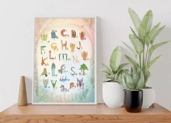 Waldorf ABC Poster-All Products-Waldorf Family--Stardust-Store