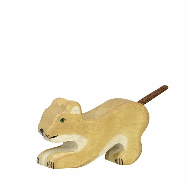 Lion Cub - Playing-Figurines-Holztiger-4013594801423-Stardust-Store