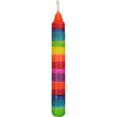 Birthday Candle - Rainbow Horizontal Stripe-Birthday Candles-Glückskäfer--Stardust-Store