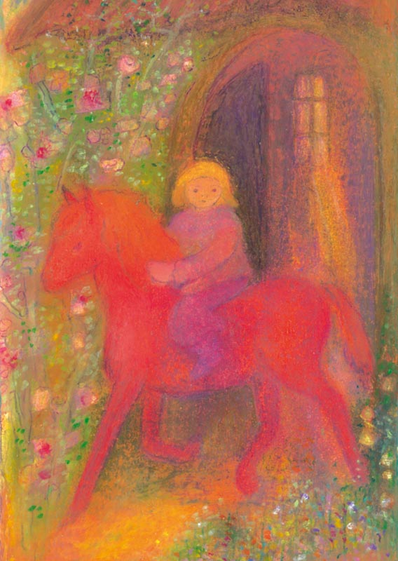 Angela Kočonda My Little Horse - Postcard-Postcards-Waldorf Postcards--Stardust-Store