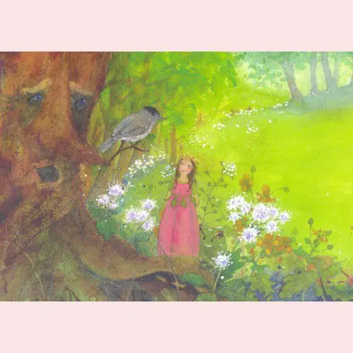 Daniela Drescher Lilly The Little Princess - Postcard-Spring - Summer Postcards-Waldorf Postcards-8717027011712-Stardust-Store