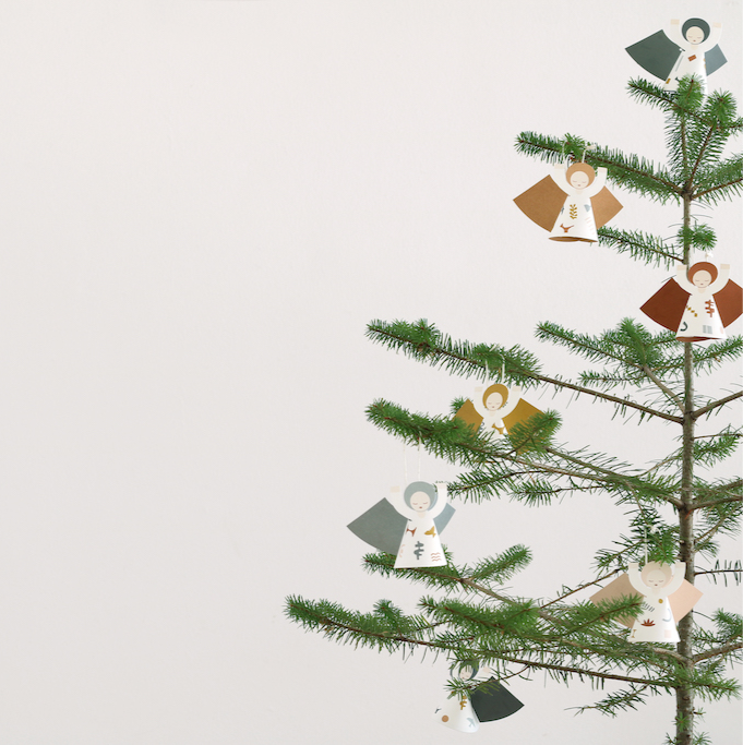 Paper Mini Angels-Seasonal & Holiday Decorations-Jurianne Matter-8718692200630-Stardust-Store