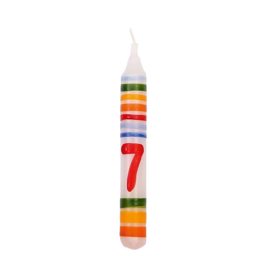 Birthday Candle - Numbers-Birthday Candles-Glückskäfer-Number 7-Stardust-Store