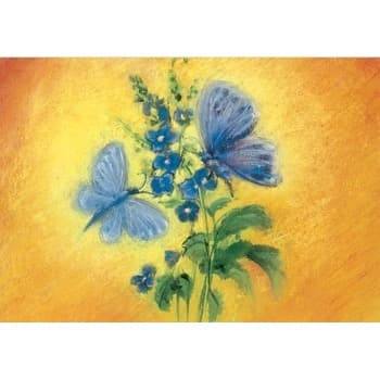 Marjan van Zeyl Blue Butterflies - Postcard-Spring - Summer Postcards-Marjan van Zeyl--Stardust-Store