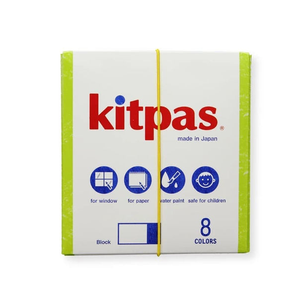 Kitpas Block Crayons - 8 Colours-Crayons-Kitpas-4904085315812-Stardust-Store