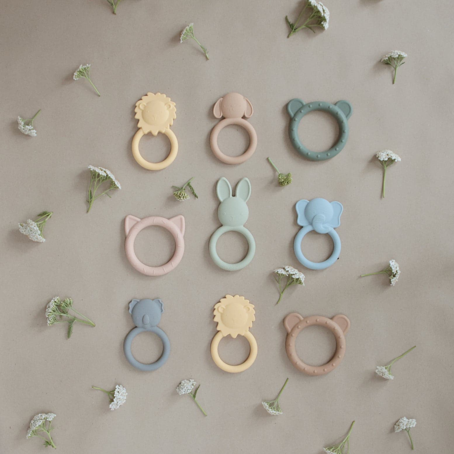 Animal Teether-Teethers-Mushie-810052464688-Bunny-Stardust-Store