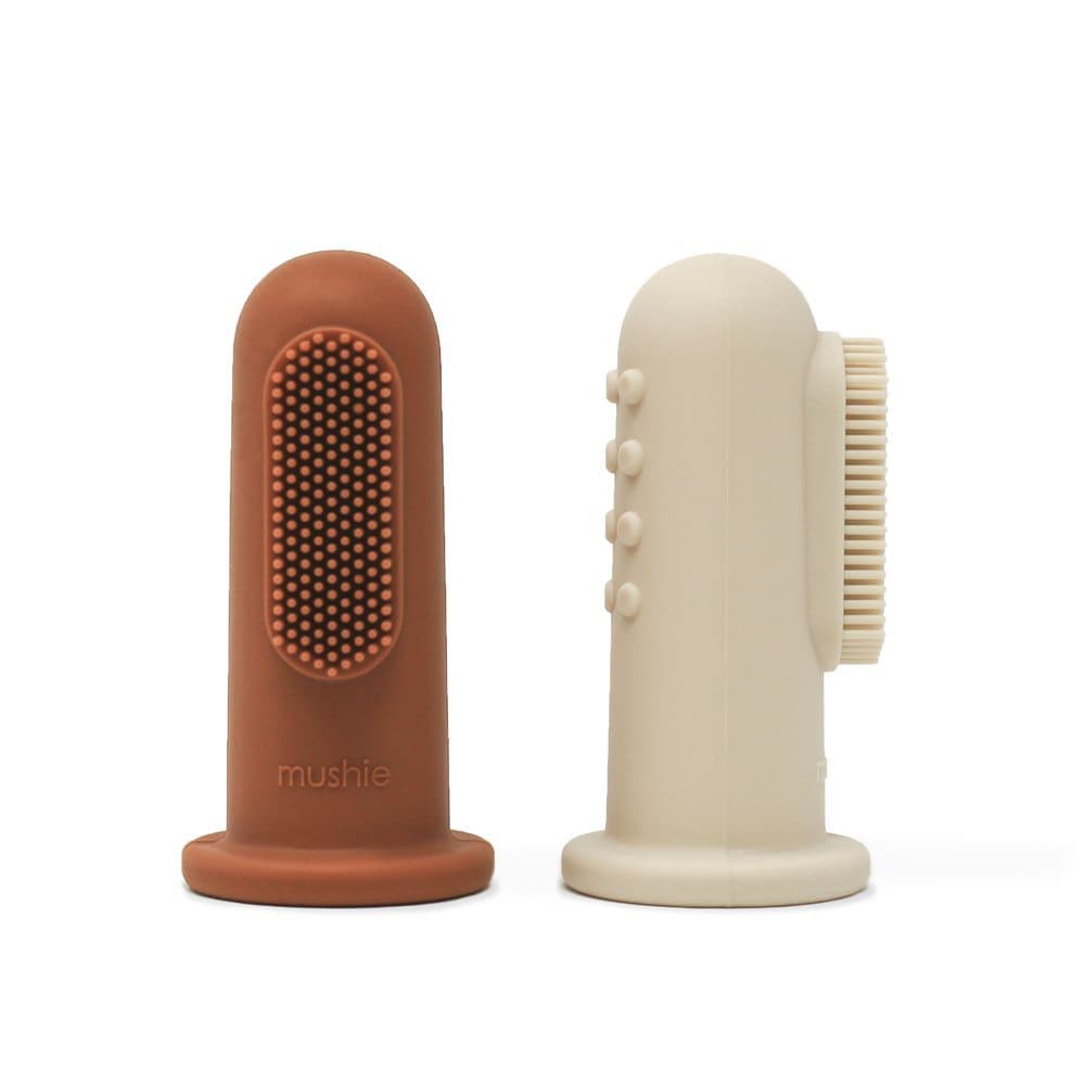 Finger Toothbrush-Toothbrushes-Mushie-Clay & Shifting Sand-Stardust-Store