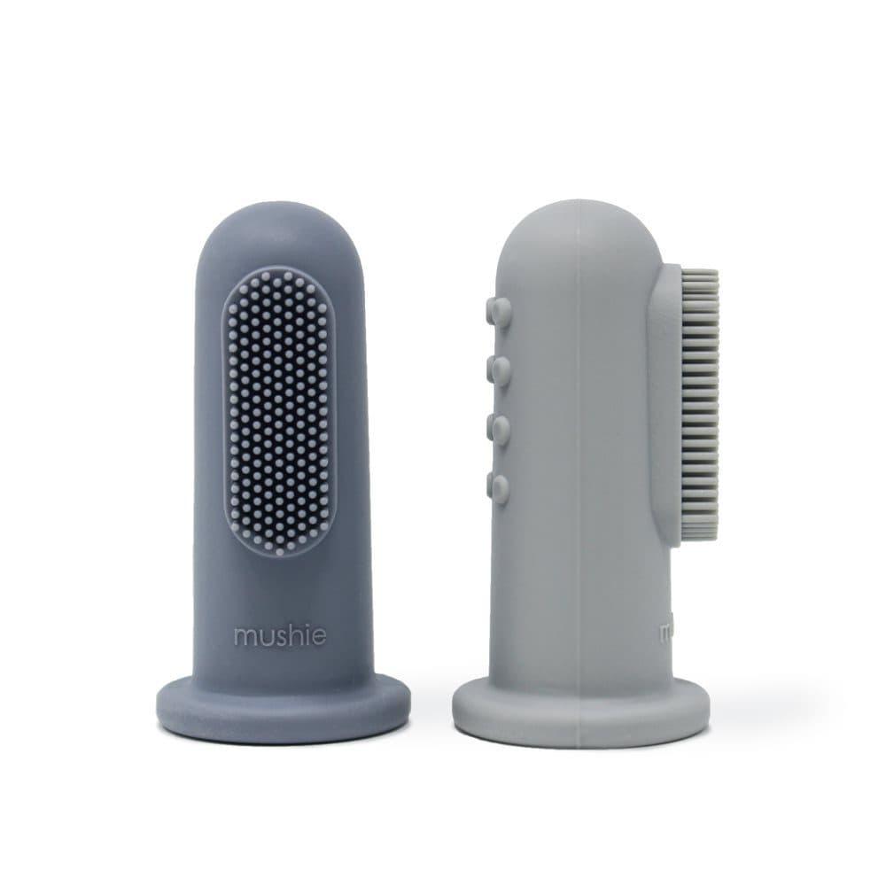 Finger Toothbrush-Toothbrushes-Mushie-Stone & Tradewinds-Stardust-Store