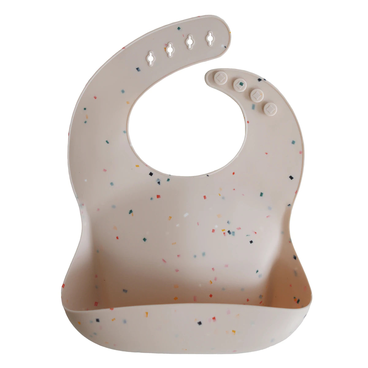 Silicone Bib-Bibs-Mushie-810052461137-Vanilla Confetti-Stardust-Store