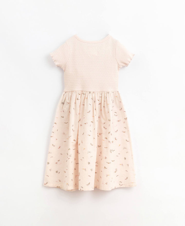 Dress with Printed Bottom-Dresses-Play Up-4 Y-Stardust-Store