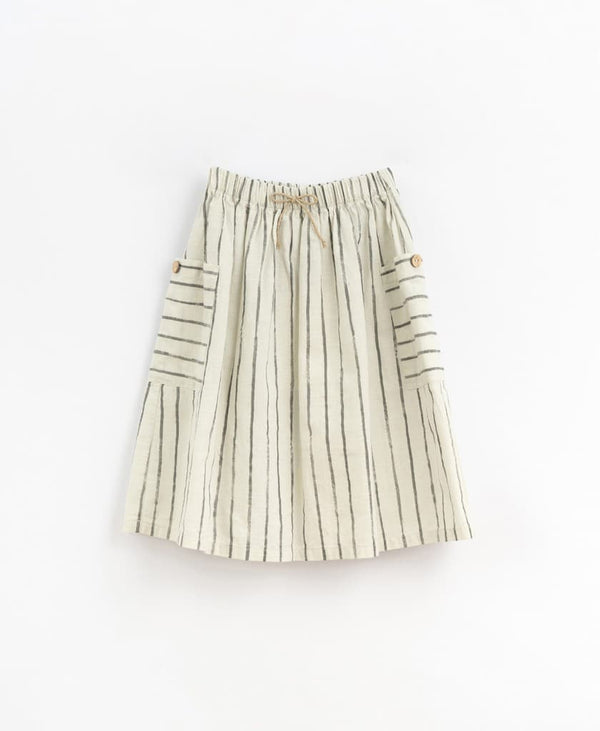 Fabric Skirt with Side Pockets-Skirts-Play Up-4 Y-Stardust-Store