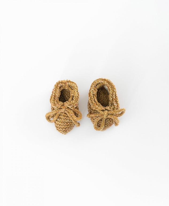 Knitted Booties-Baby Booties-Play Up-Reed-0 - 1 MONTHS-Stardust-Store