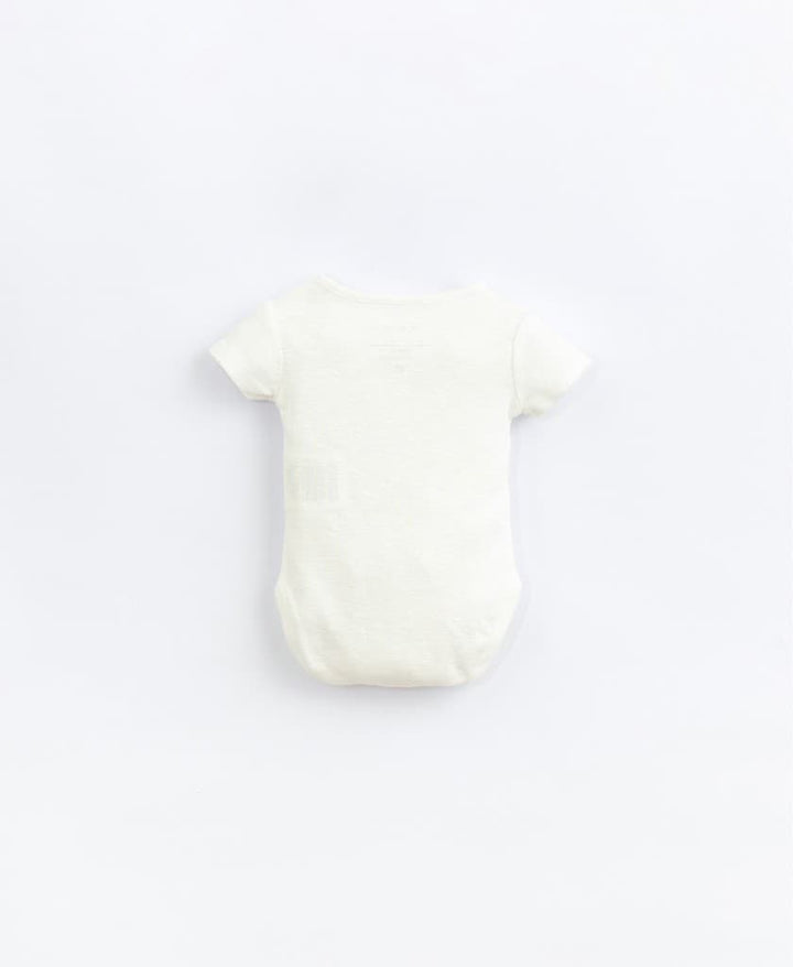 Short-sleeve Body in Organic Cotton-T-shirt-Play Up-0 MONTHS-Plaster-Stardust-Store