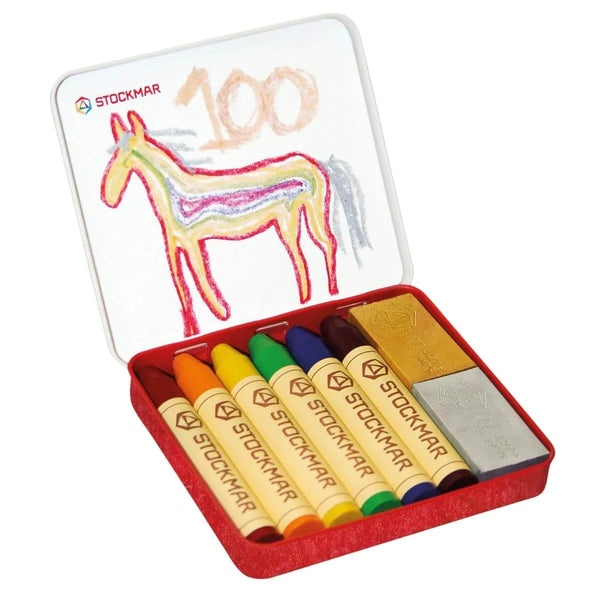 Beeswax Crayons - Limited Edition Rainbow Edition - Special Anniversary Tin